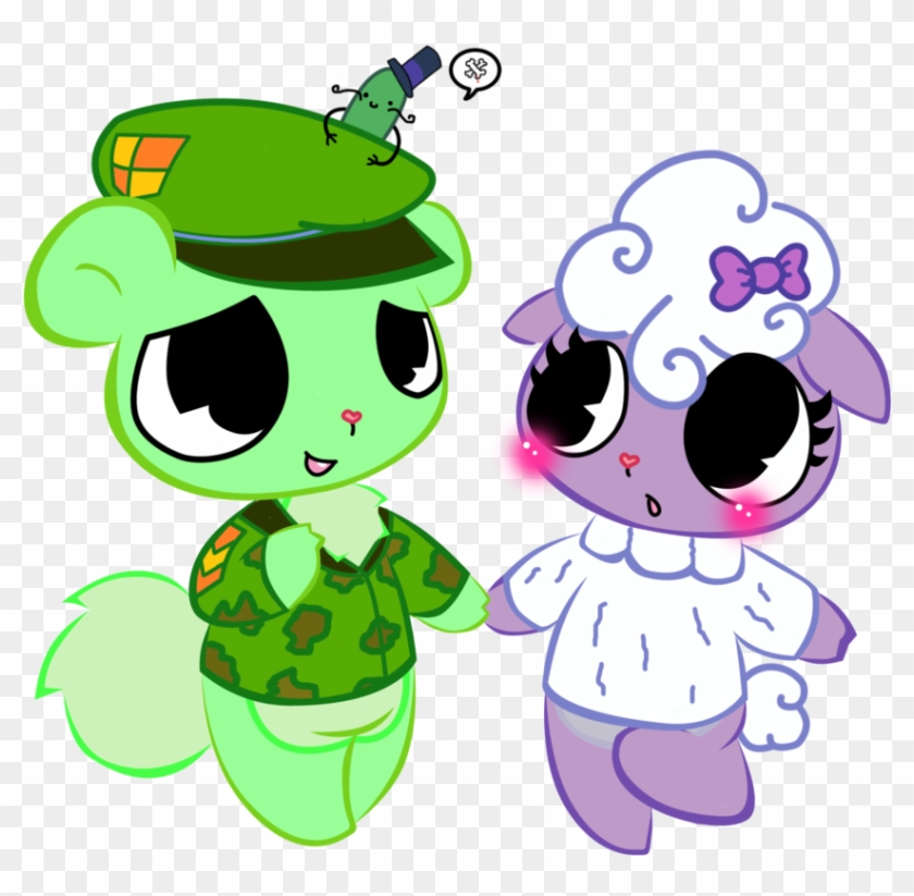 Someone Is Jealous By Flippyuzumaki - Happy Tree Friends Lammy X Flippy #800414