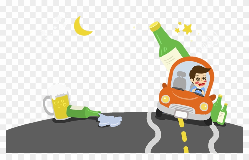 Cartoon Alcohol Intoxication Illustration - Alcohol Intoxication #800439