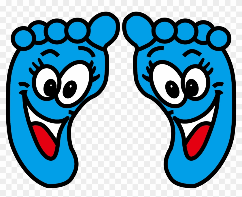 Cartoon Clip Art - Animado Dibujos De Pies #800692
