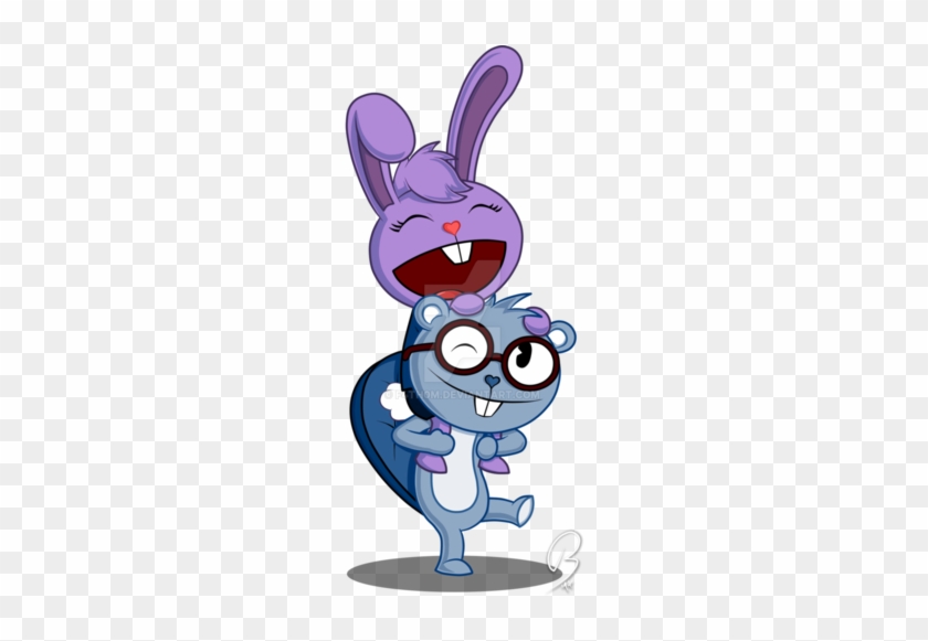 Happy Tree Friends Wallpaper Entitled Culu And Crunchy - Htf Culu X Crunchy #800690