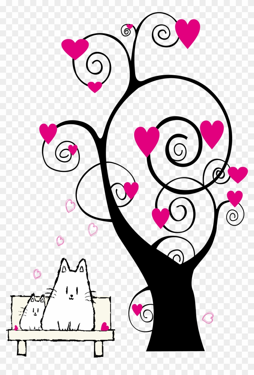 Paper Hello Kitty Drawing Sticker - Dibujos De Arboles De Corazon #800978