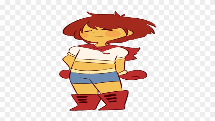 Frisk As Papyrus - Cartoon #801082