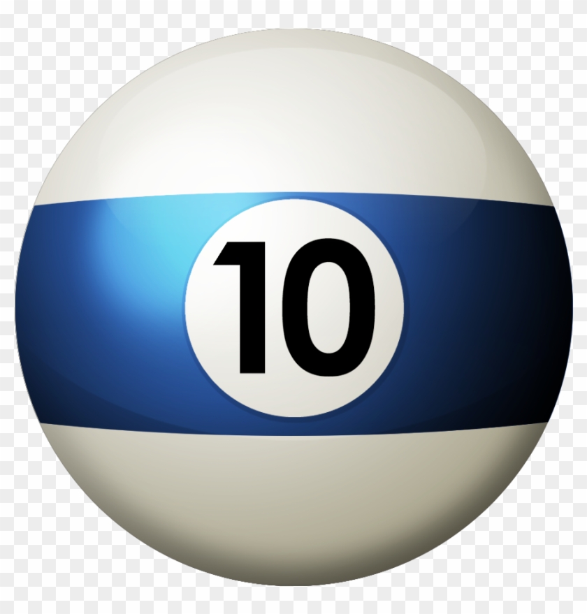 Florida Pool Tour - Pool Ball 10 Png #801326