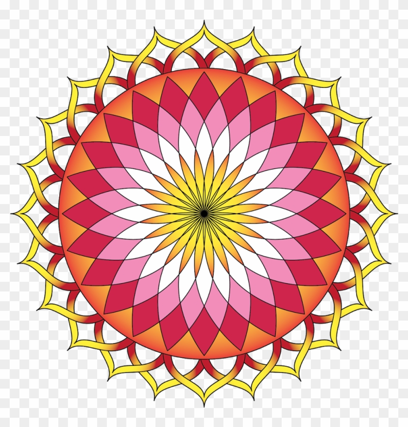 Lotus Flower Vector Illustration Pranaytony - Todo Tipos De Circulos #802124