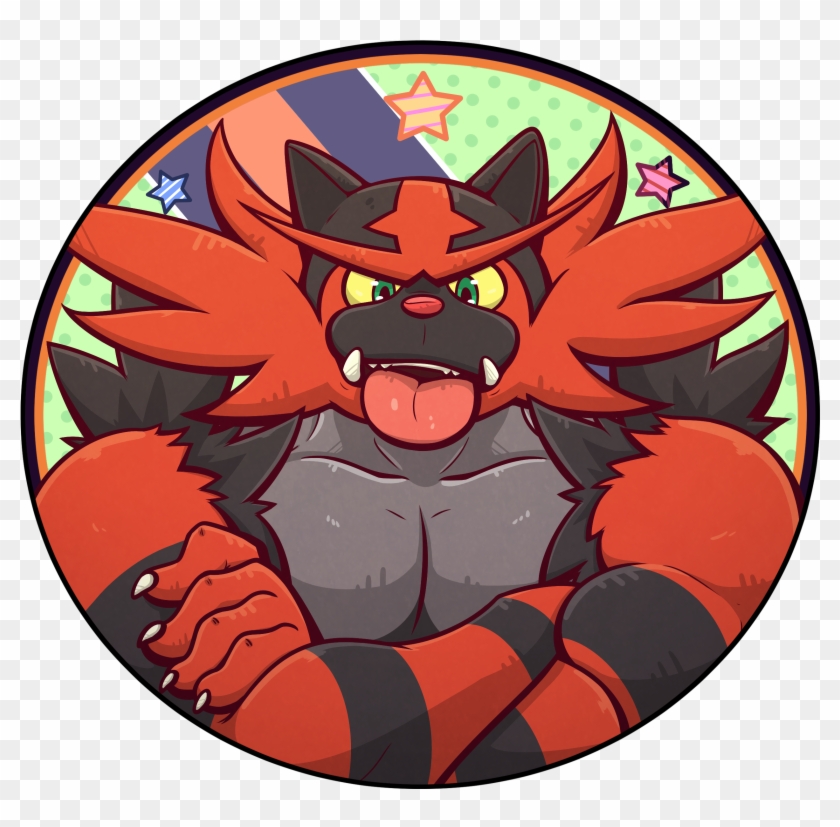 Pokemon Icon Incineroar - Cartoon #802328