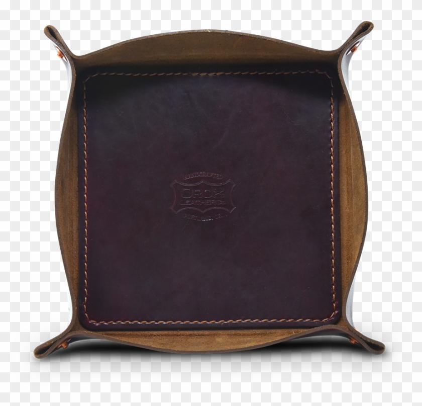 Leather Tray- Mahogany - Mahogany #802461