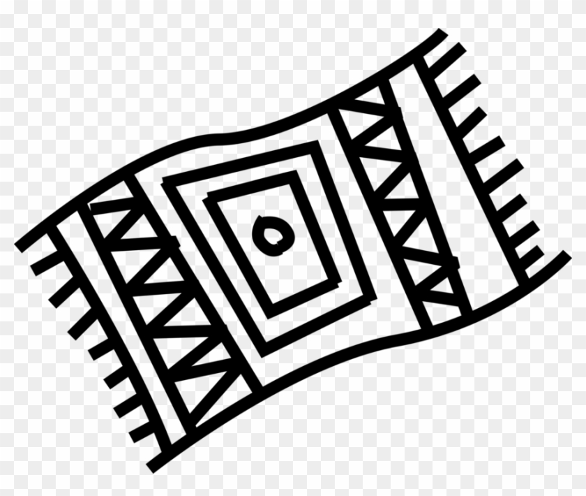 Vector Illustration Of Day At The Beach Towel Blanket - Towel #802664