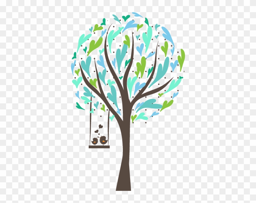 Wall Color - Arbol Con Pajaritos Png #802832