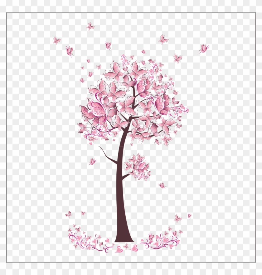 Aeproduct - Getsubject - Wall Sticker, Hatop New Butterfly Flower Fairy Stickers #802887