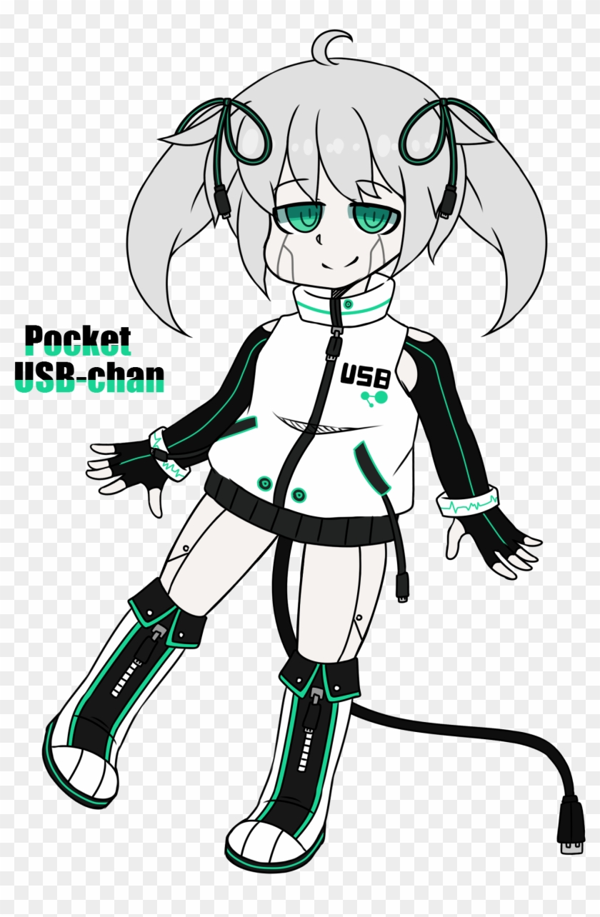 Pocket Usb-chan - Cartoon #803258