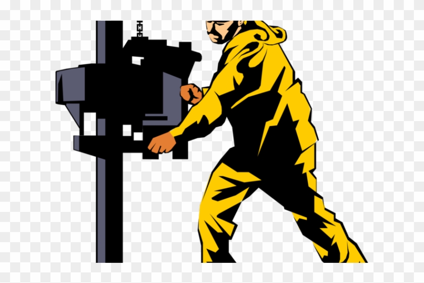 Oil Rig Clipart Oil Worker - Oil Rig Clip Art #803299