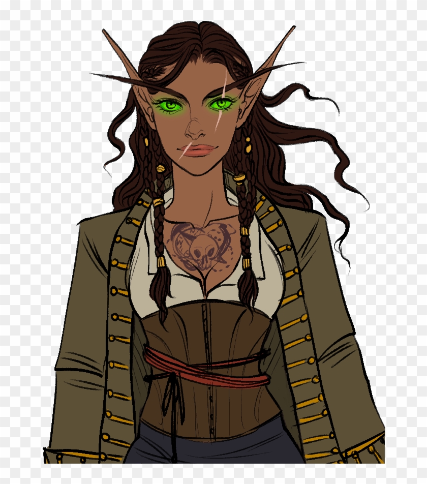 Mini Sketch Rive'elle Bloodbrook By Blackbirdink - Cartoon #803489