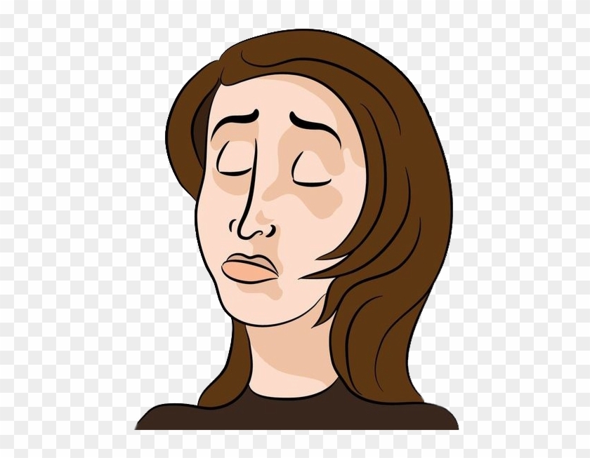 Female Cartoon Sadness Royalty-free - Female Cartoon Sadness Royalty-free #803651