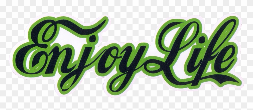 Small Bumper Sticker / Decal - Enjoy Life Sticker #804071