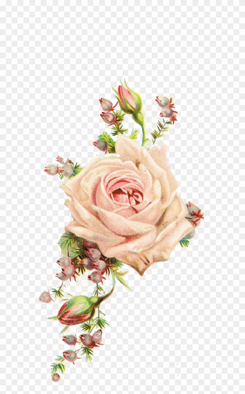 Roses, Vintage Printable - بطاقة دعوة جاهزة للكتابة عليها #804101