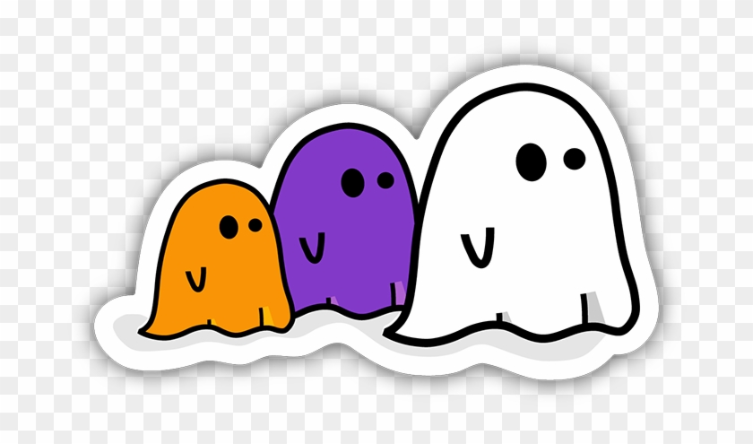 Ghosts Bumper Sticker - Samandjenna Halloween Wish Bracelet (cute, Ghosts, #804158