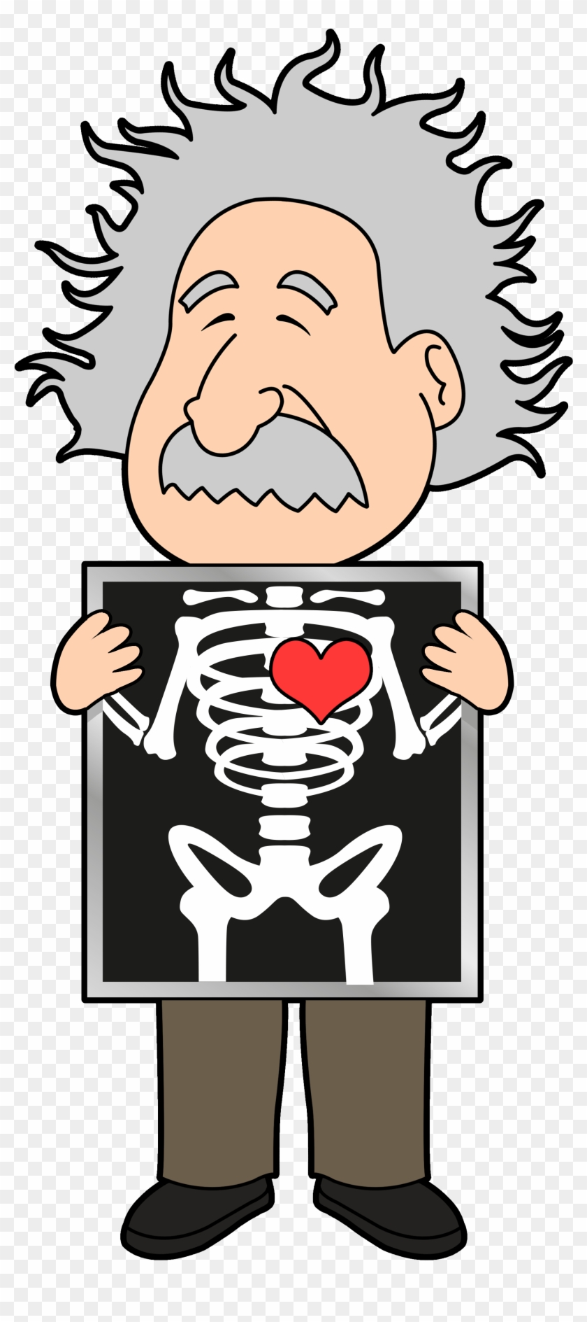 Einstein Heart - Cartoon #804181
