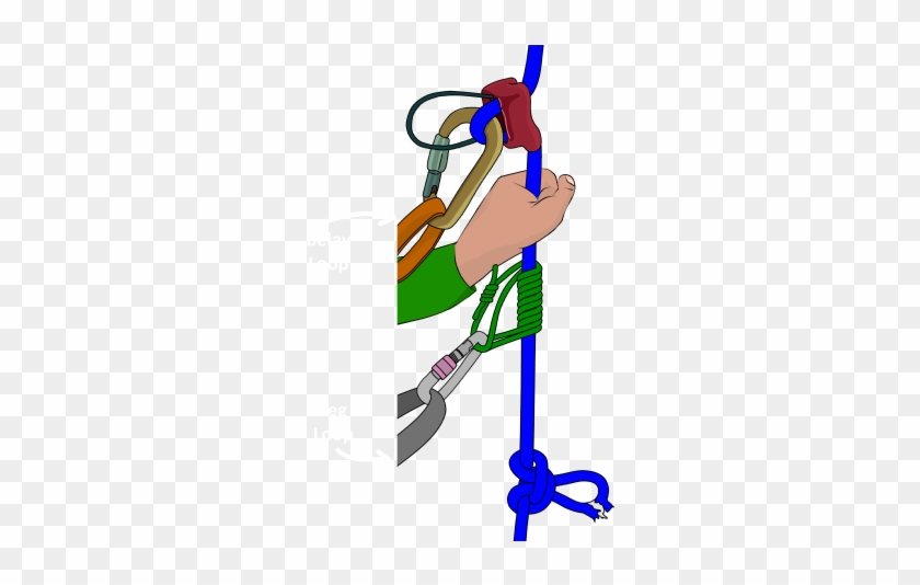 If Your Belay Device Jams Into The Knot, You'll Need - Cartoon #804425
