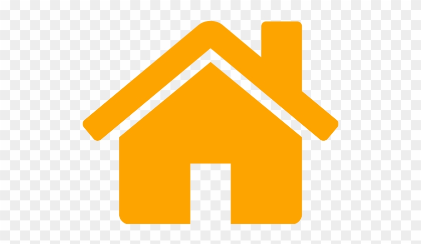 Home Button Png Orange #805051