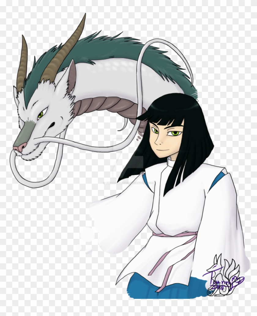 Ghibli's Dragon Haku By Tsuani-inushiro - Cartoon #805472