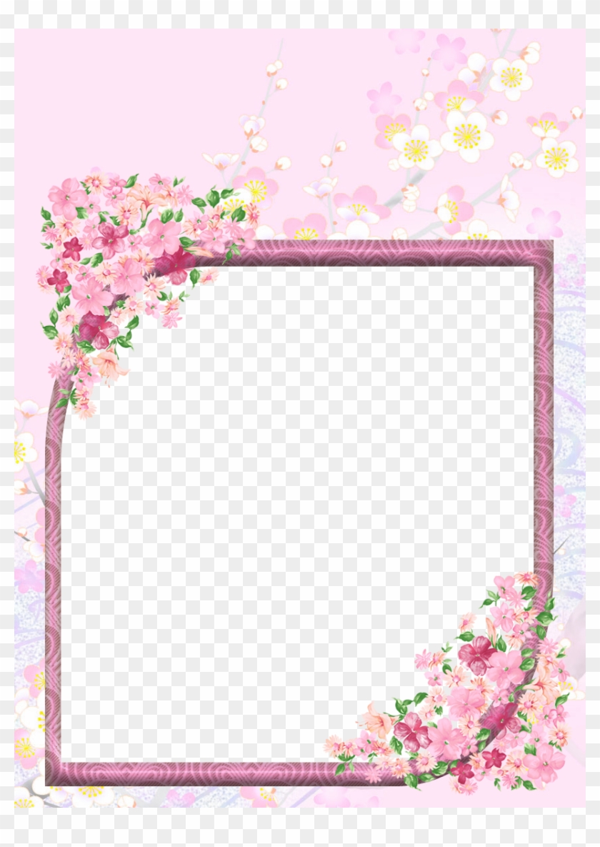 Pink Transparent Flowers Png Photo Frame - Special Prayer For Wednesday #805565