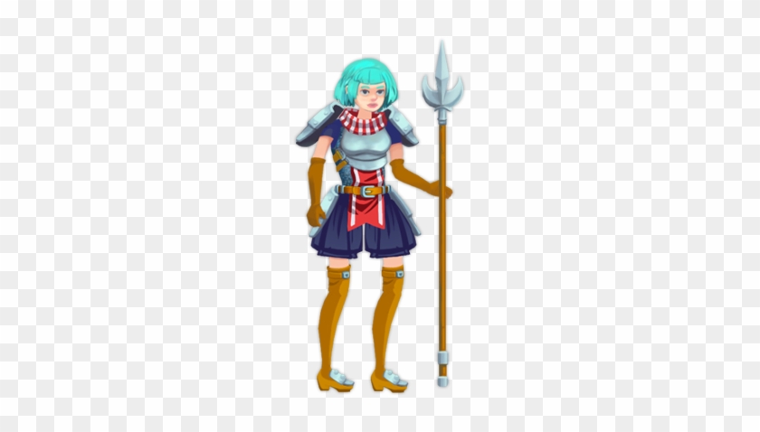Female Lancer Character Sprite - Cartoon #806204