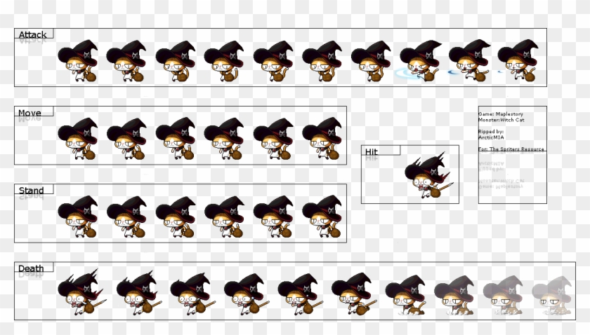 Pc - Witch Cat Sprite #807089