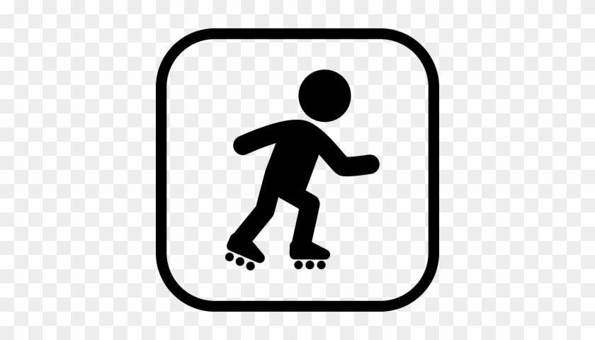 Skating Sign Vector - Skate Sign #807566