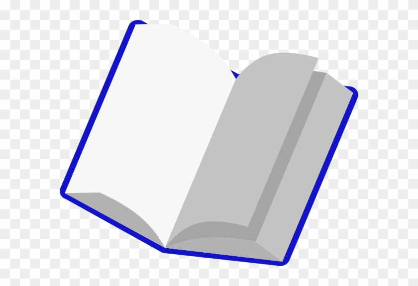 Blue Book No Background Clip Art At Clker - Transparent Background Open Book Clipart #807600