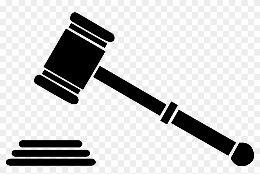 Gavel Computer Icons Judge Clip Art - Judge Hammer Clip Art #808384