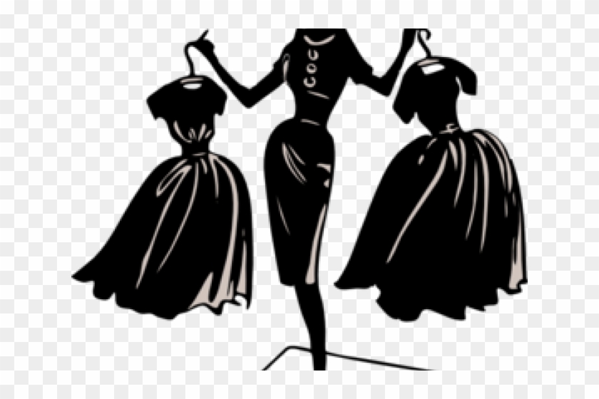 Fashion Clipart Clip Art - Apollo's Products Fashion: Silhouette Of Lady Holding #809274