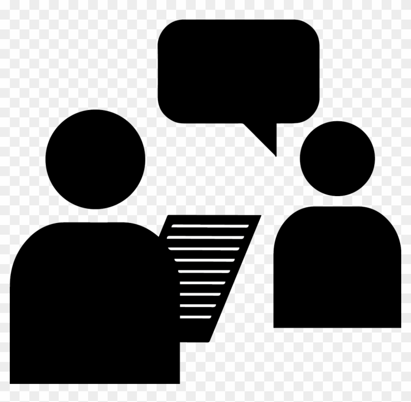 Interview Clipart Field Research - Exit Interview Icon Png #809449