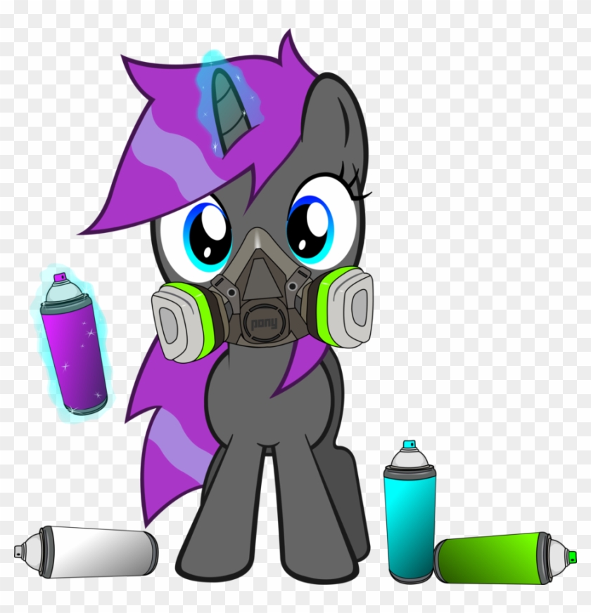 Artpwny, Magic, Mask, Oc, Oc Only, Pony, Respirator, - Cartoon #809518