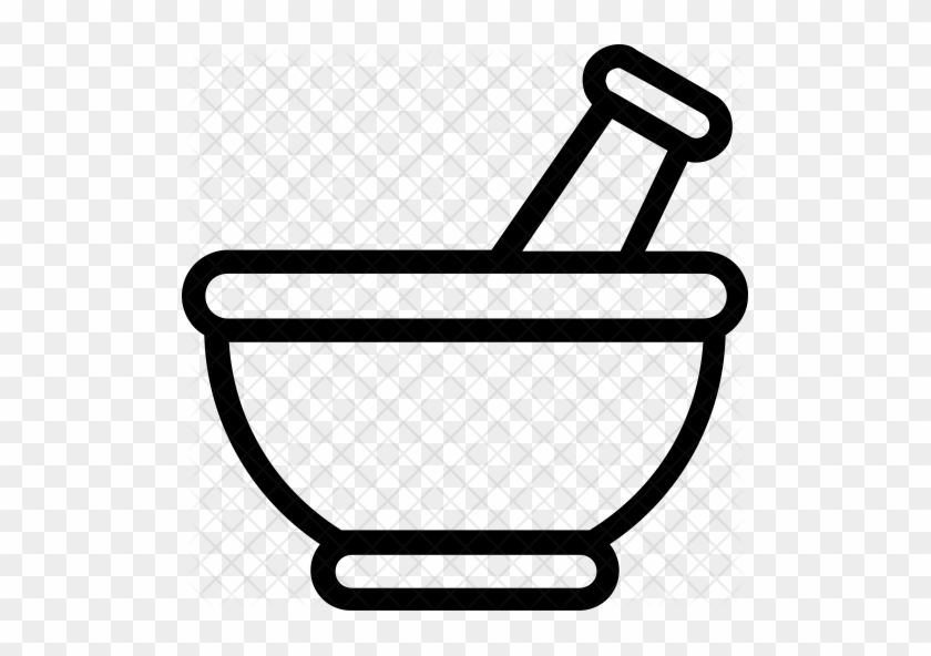 Mortar Pestle Icon - Mortar And Pestle #809819