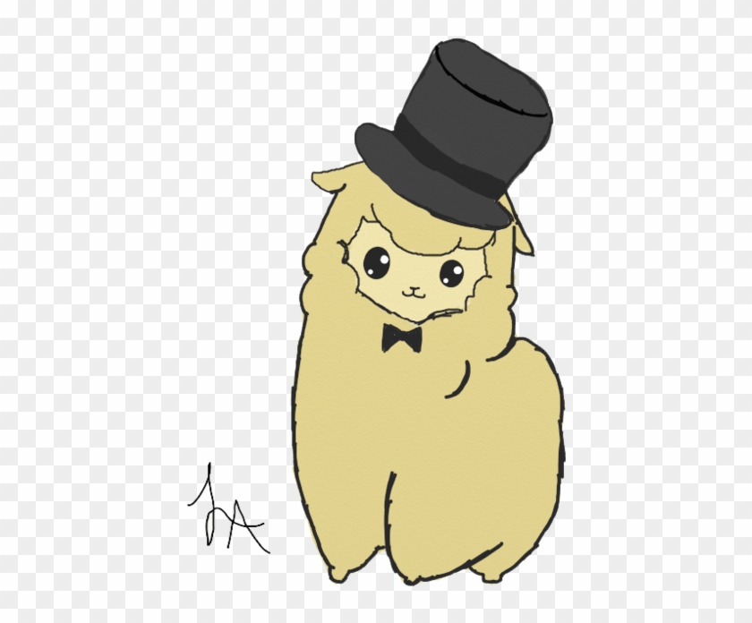 Drawn Alpaca Chibi - Cute Alpaca Drawings #809908