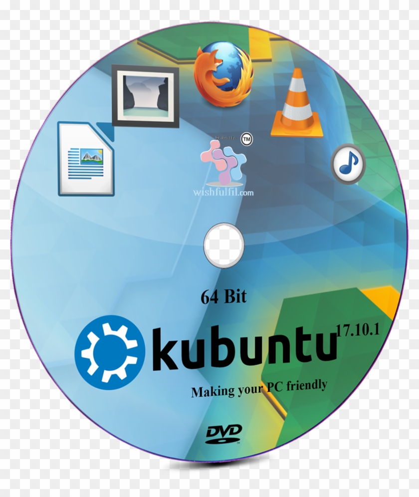 1 64 Bit Live Bootable Installation Dvd - Kubuntu #810288