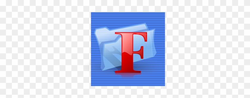 Free Vector F Folder Icon Clip Art - Icon #810662