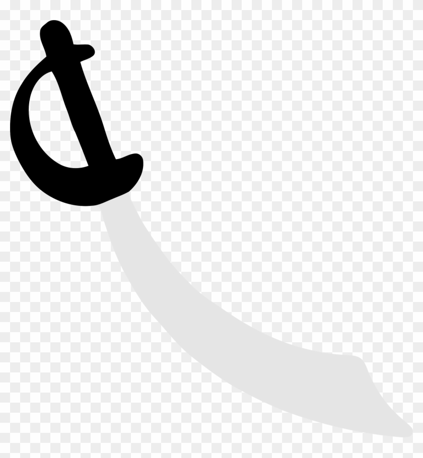 Clipart - - Pirate Sword Clipart #810761