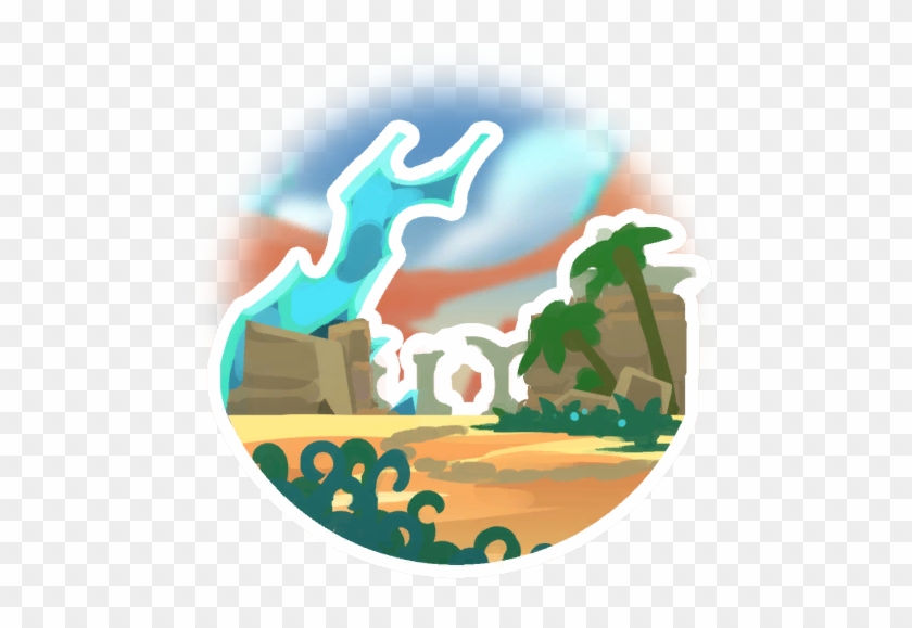 "under A Blistering Sun, Prismatic Giants Evoke Beauty - Glass Desert Slime Rancher #811217