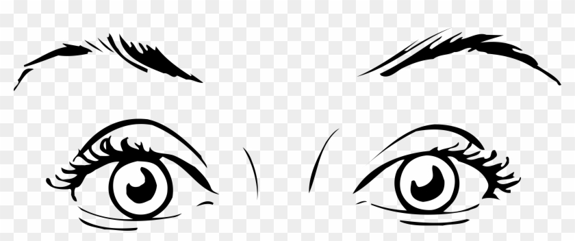 Eye Cdr Clip Art - Happy Eyes Drawing #811448