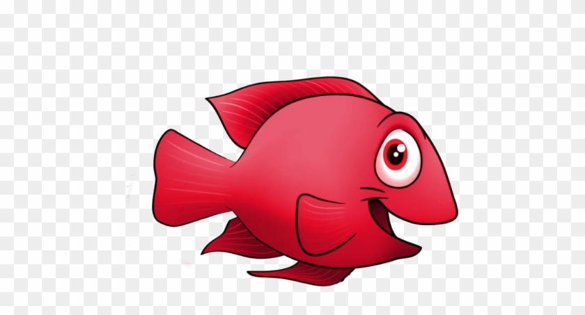Blue Fish Cartoon #811446