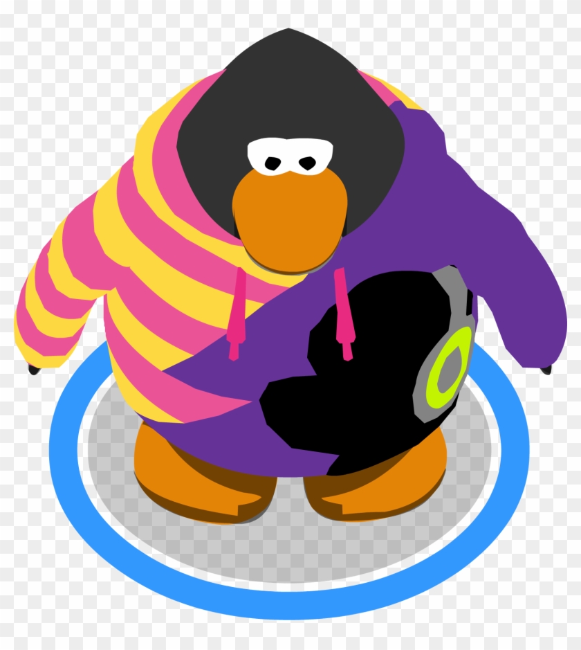 Dj Cadence Hoodie In-game - Club Penguin Earrings #811464