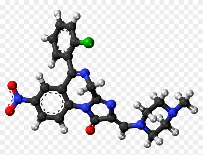 Loprazolam Molecule Ball - Xylenes By Michael Olawale Daramola #811950