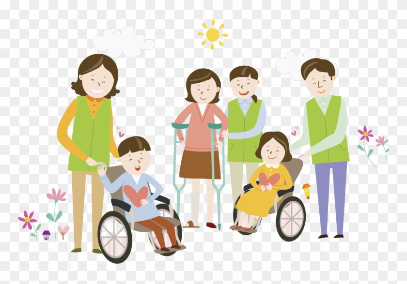 Wheelchair Disability Volunteering Independent Living - Disabled Children Clip Arts Png #812269