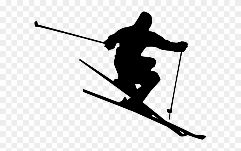 Skiing Black And White #812583