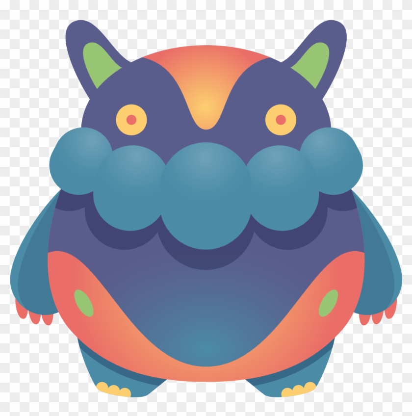 Cute Monster Adobe Illustrator #812733