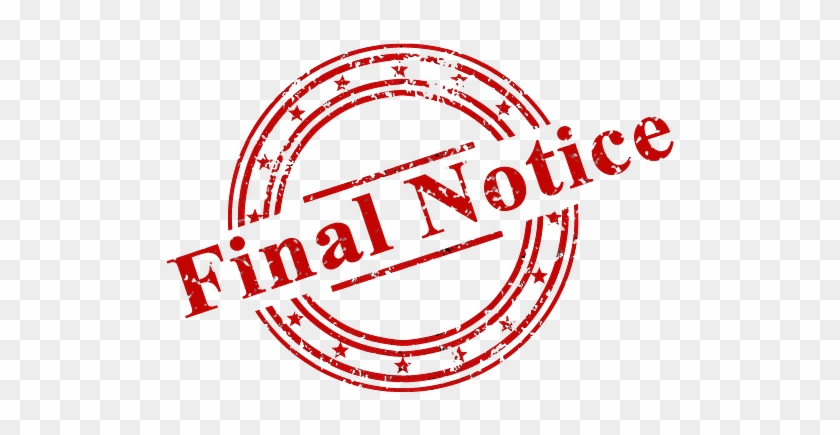 Final Audit Order - Last Chance Stamp Transparent #813673