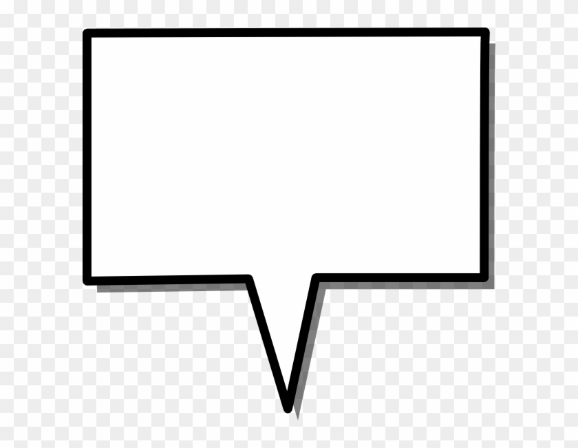 Free Vector Callout Clip Art - ช่อง คำ พูด สี่เหลี่ยม #814156
