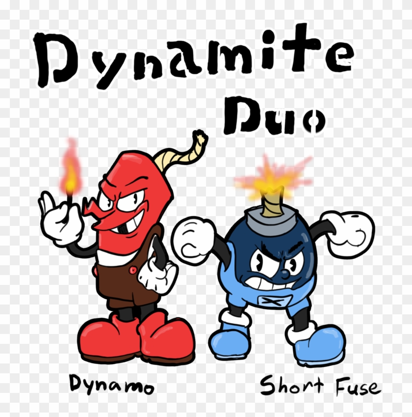 Crazt9 2 5 The Dynamite Duo - Cuphead Fan Made Characters #814645