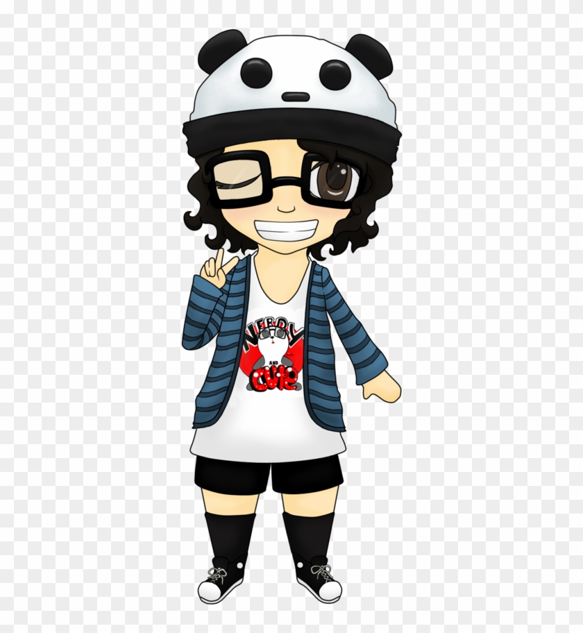 Free Chibi With Nerd Glasses - Cartoon #815328